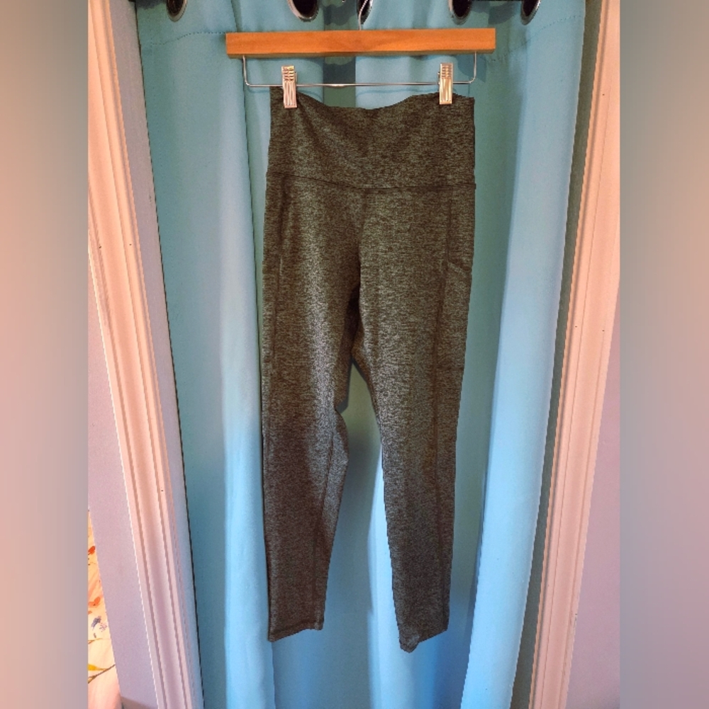 Offline by Aerie the Hugger Heathered Green Leggings - Sz M